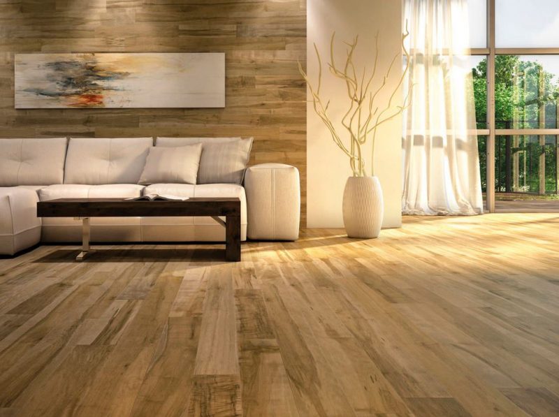Sàn gỗ tự nhiên trang trí nhà